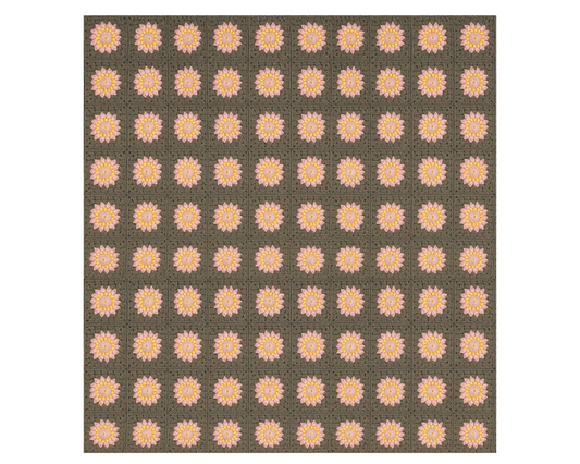 Haakpakket Bloem Deken