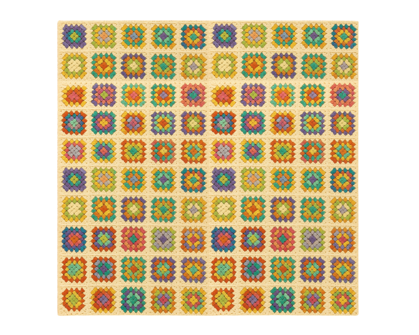 Haakpakket Granny Square Deken