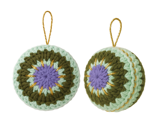 Kerstballen haakpakket