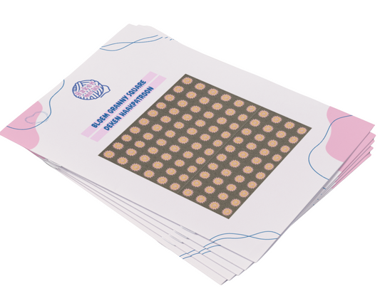 Haakpatroon Bloem Deken