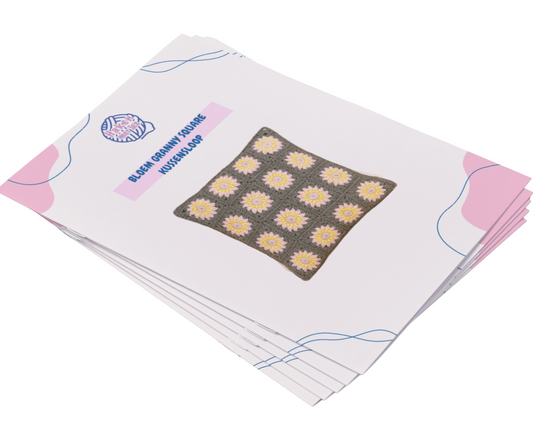 Haakpatroon Bloem Kussen