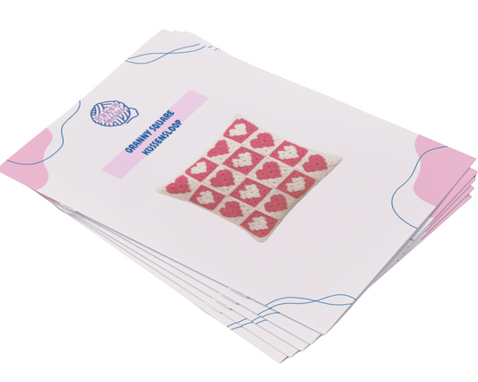 Haakpatroon Hartjes Kussen