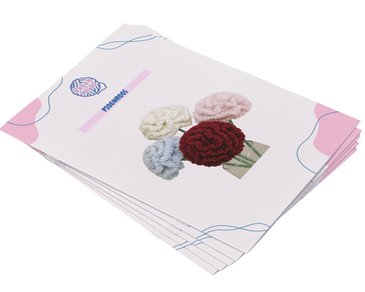 Haakpatroon Pioen roos