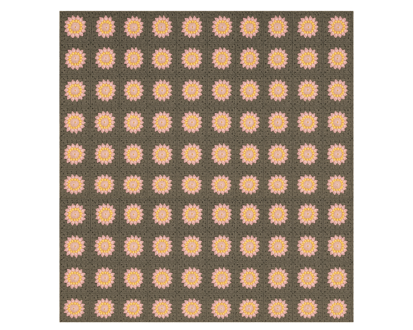 Haakpakket Bloem Deken