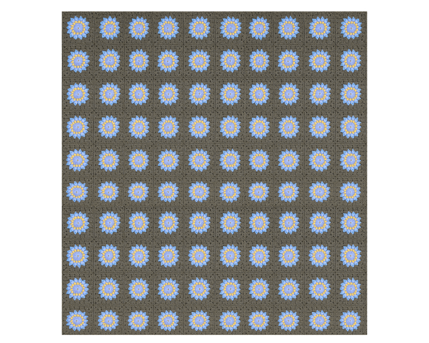 Haakpakket Bloem Deken