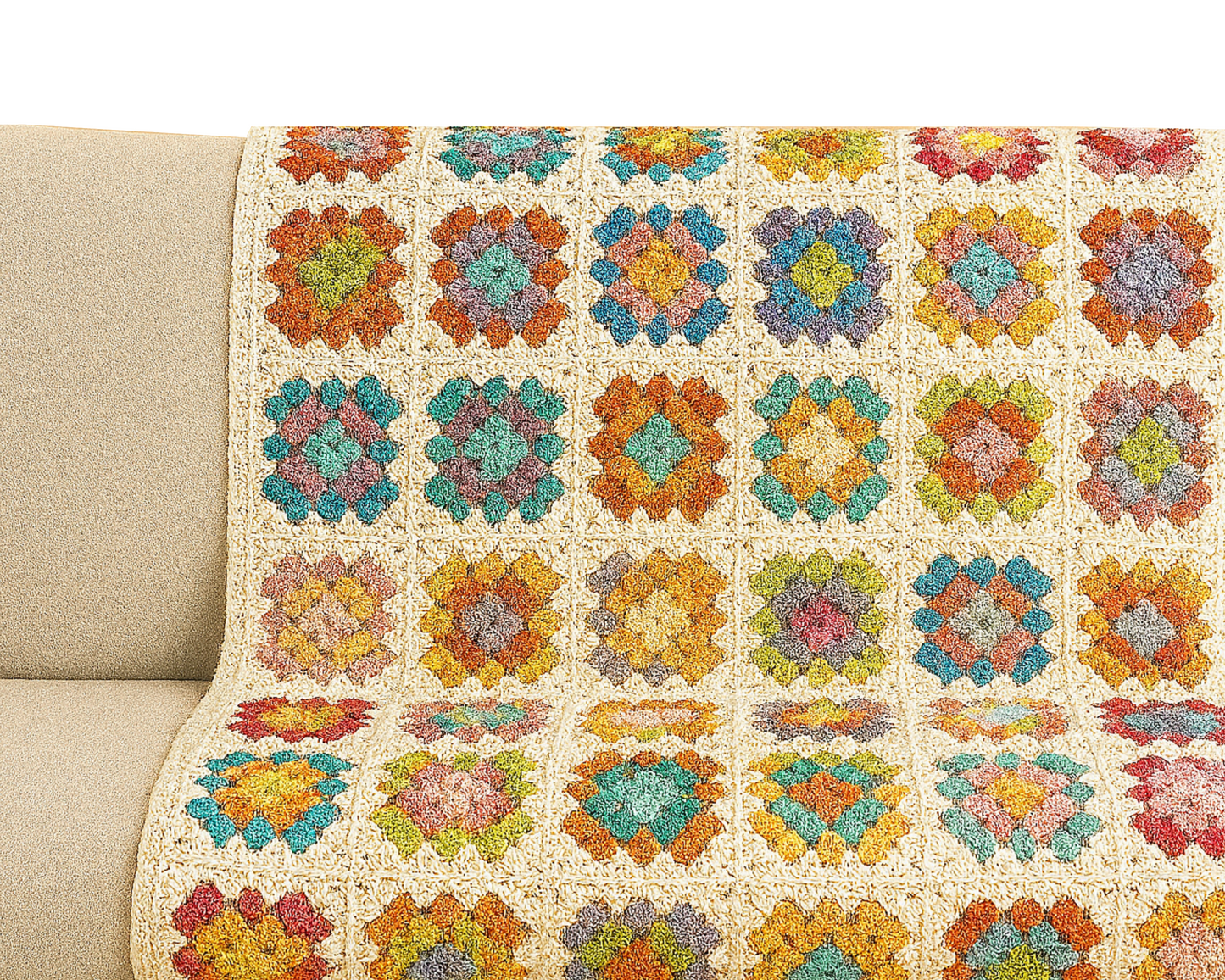 Haakpakket Granny Square Deken