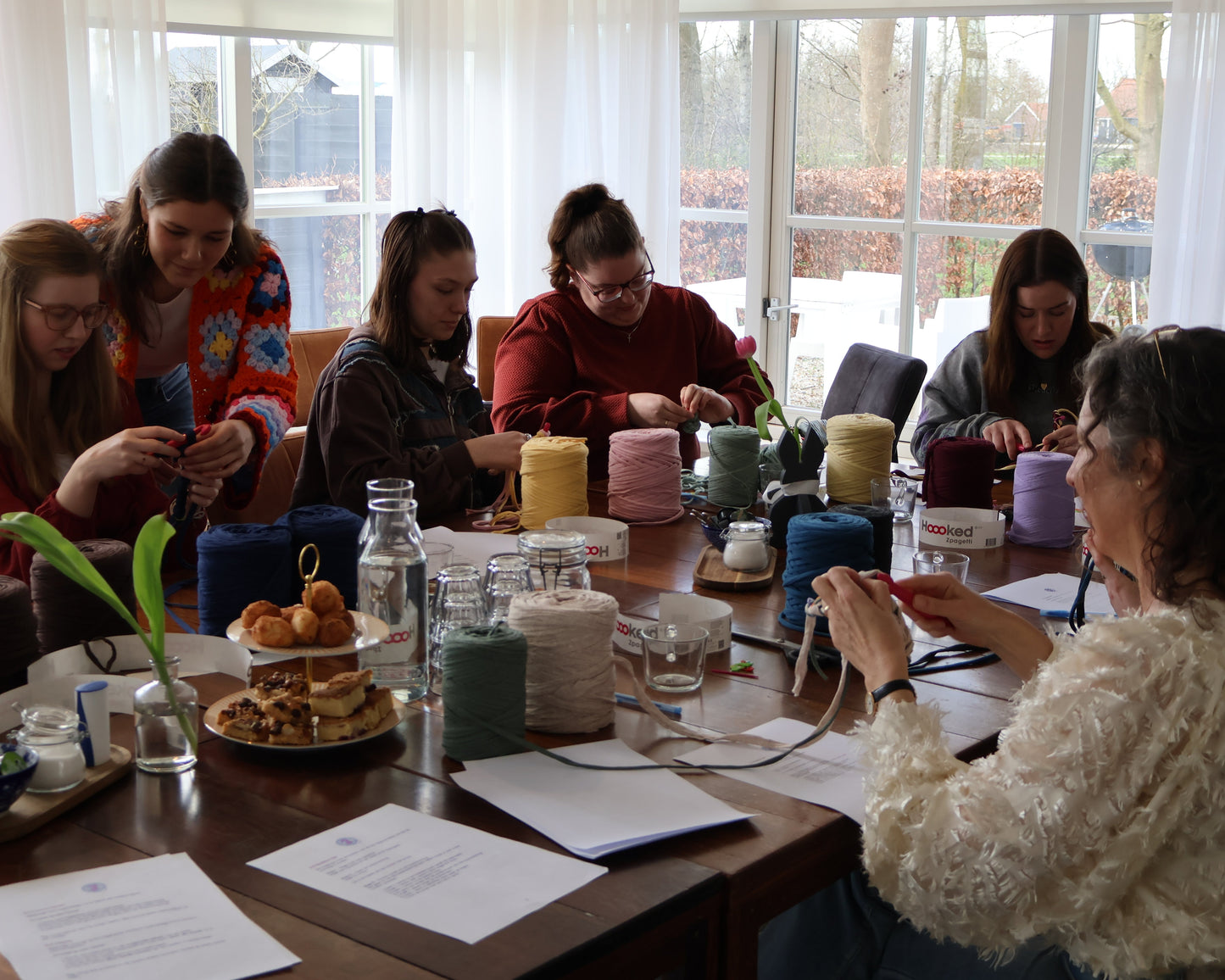 Workshops leren haken, tas haken