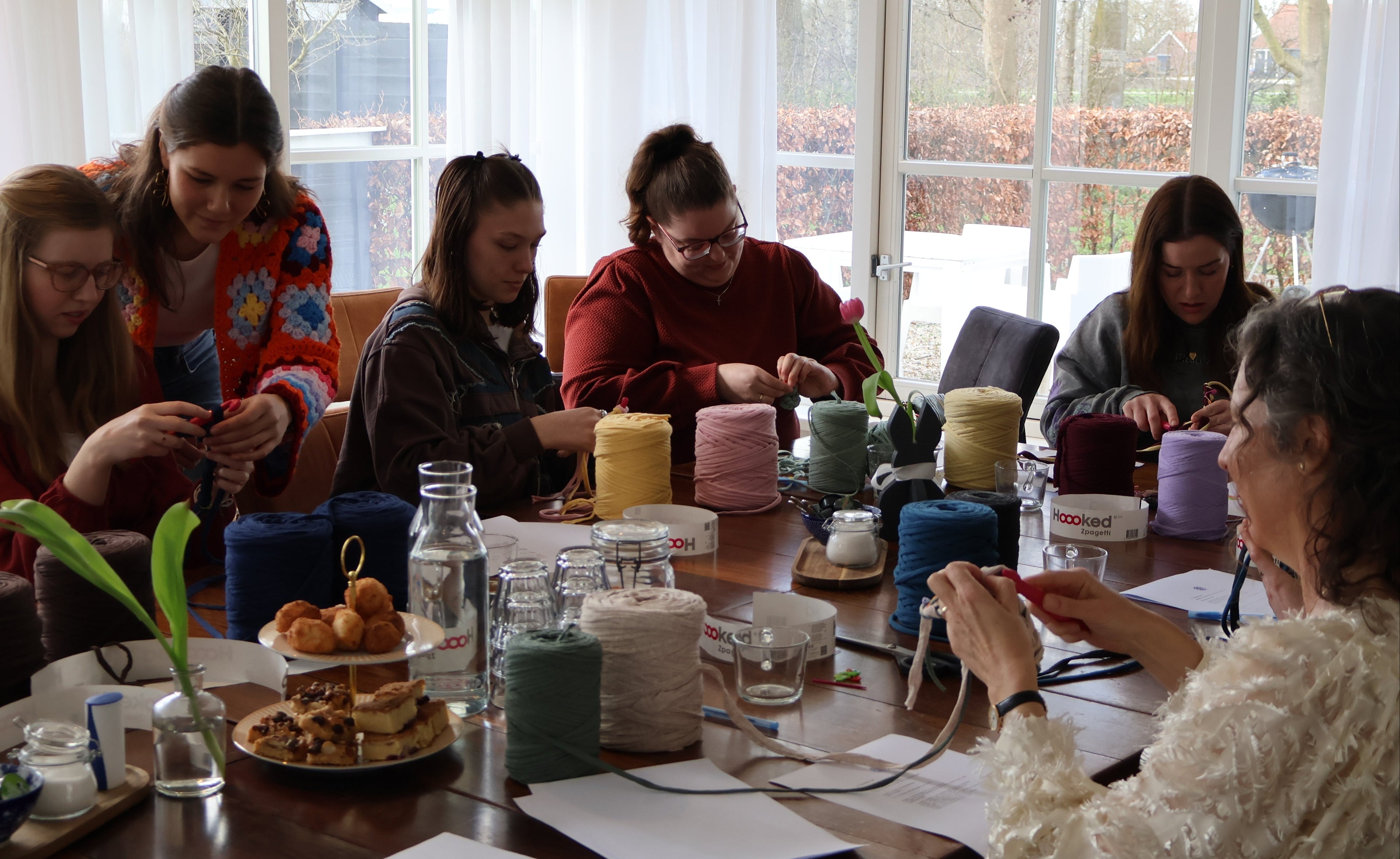 Workshops leren haken, tas haken