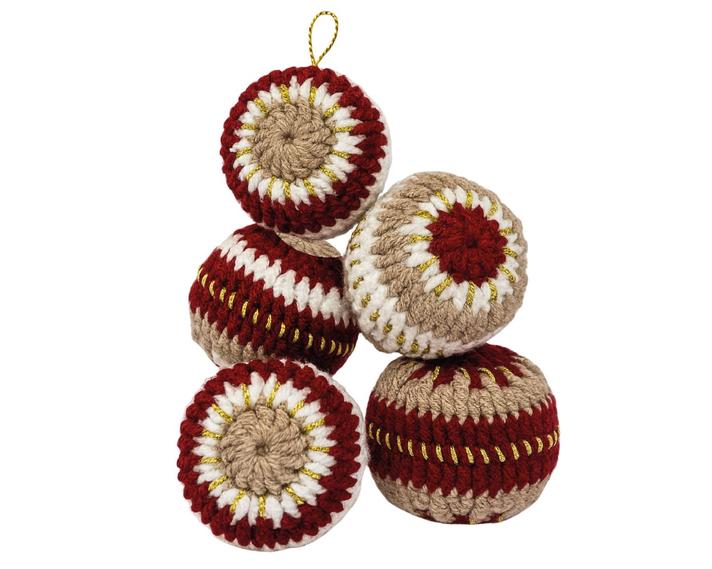 Kerstballen haakpakket