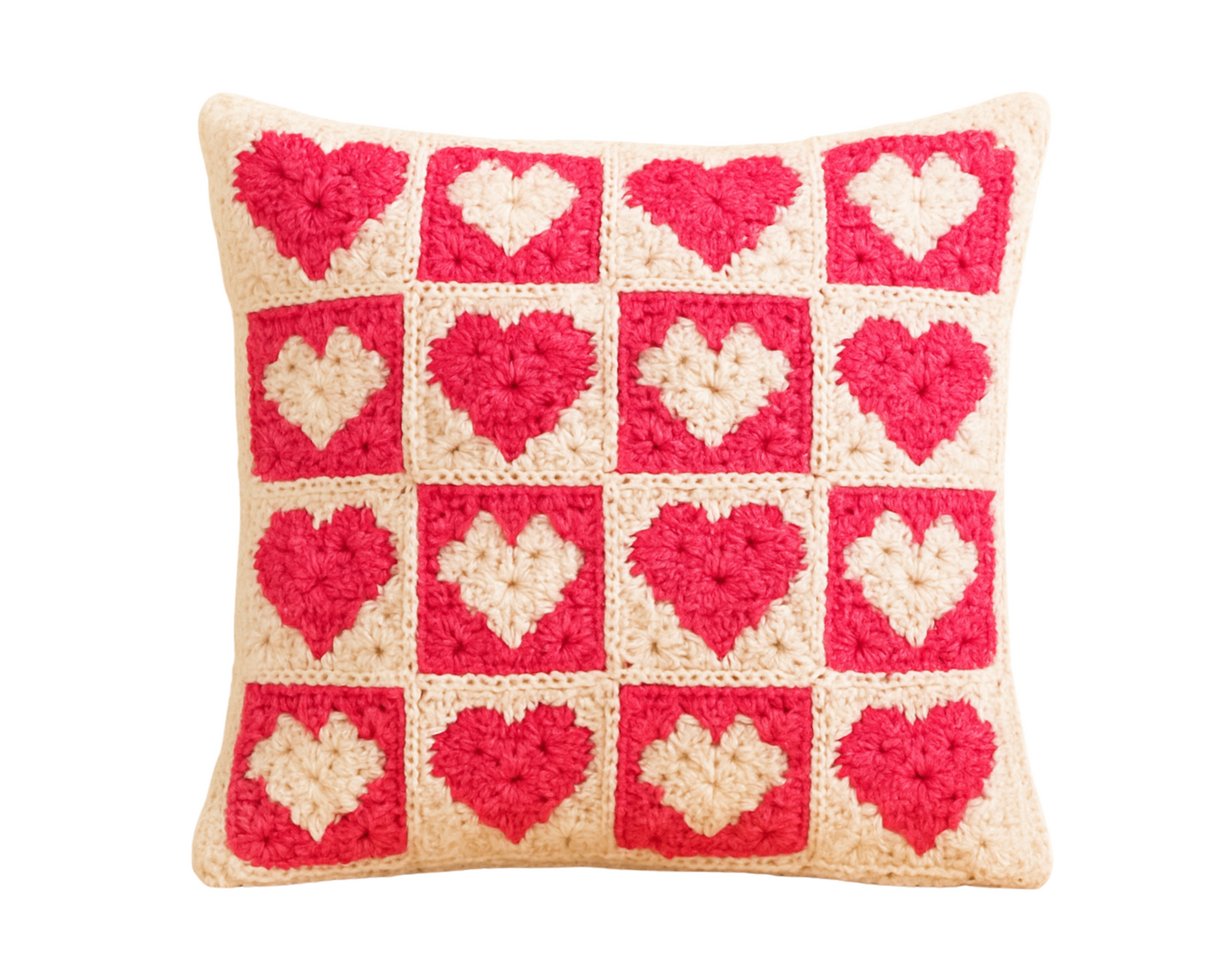 Haakpakket Hart Kussen