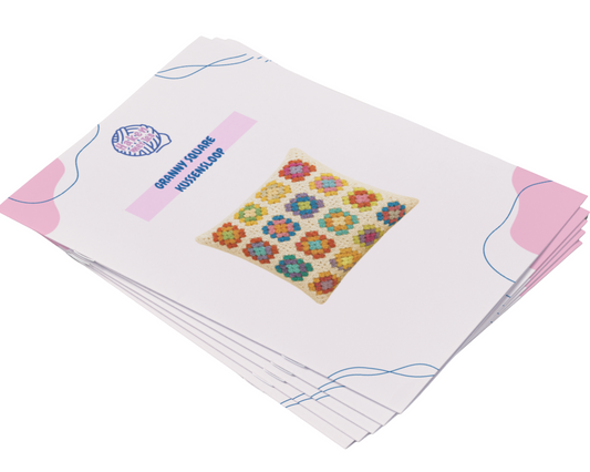 Haakpatroon Granny Kussen