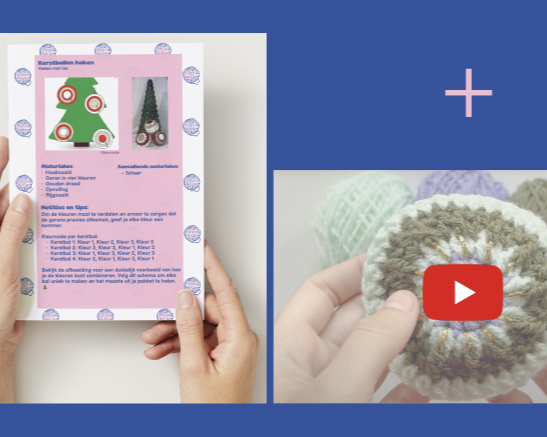 Kerstballen Haakpatroon (+ optionele video!)