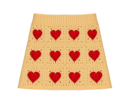 Haakpatroon Hartjes Rokje